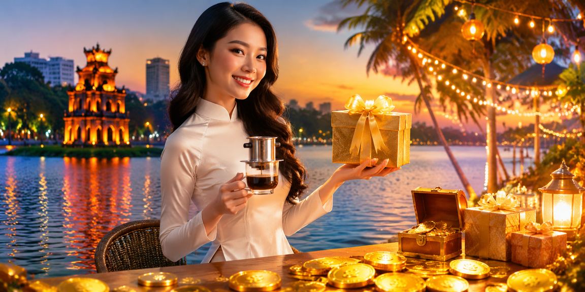 Người dùng gfl2 tại Hà Nội kiểm tra tiền thưởng casino trong quán cà phê