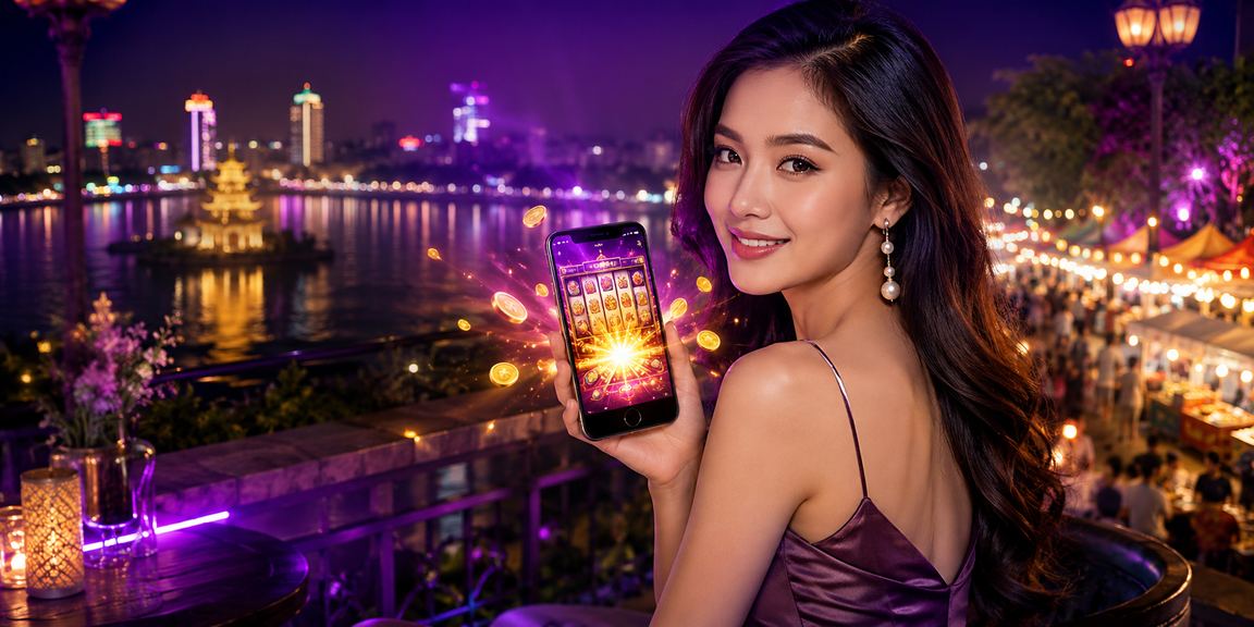 Người chơi gfl2 tại chợ đêm Hà Nội trải nghiệm slot game và tiền thưởng